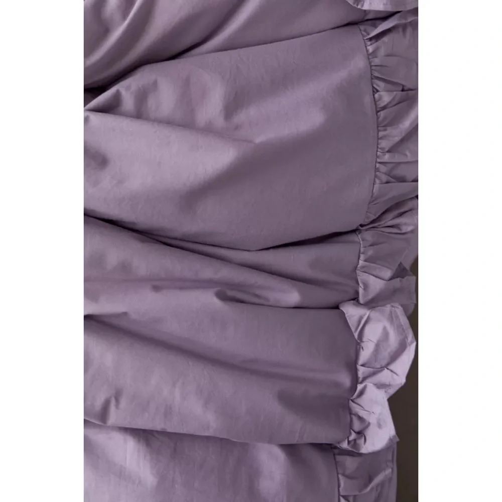 Urban Outfitters Ruffle Cotton Duvet Cover